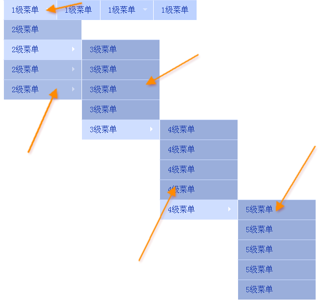 Jquery实现无限级别导航菜单插件